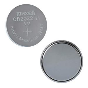 Battery for real-time clock (RTC) – 3.0V, 220mAh, lithium coin cell, 20mm diameter, 3.2mm height (234556-001)