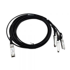 Cable de red Dell 40GbE (QSFP+) a 4 x 10GbE SFP+ Breakout Cable de cobre pasivo, 3metro